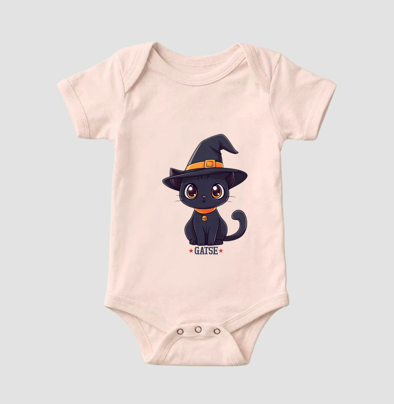 Gatinha Chapéu Preto com Laranja - Imagem 5
