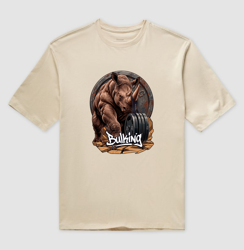 Camiseta Oversized Rinoceronte Halter | Origem Eterna — Aion Abstract - Imagem 3