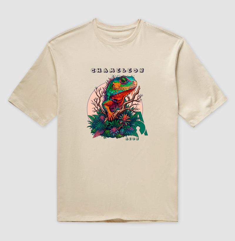 Camiseta Oversized Camaleão | Origem Eterna — Aion Abstract - Imagem 4