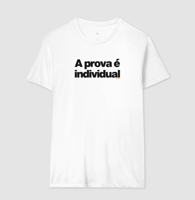 A prova é individual - Imagem 4