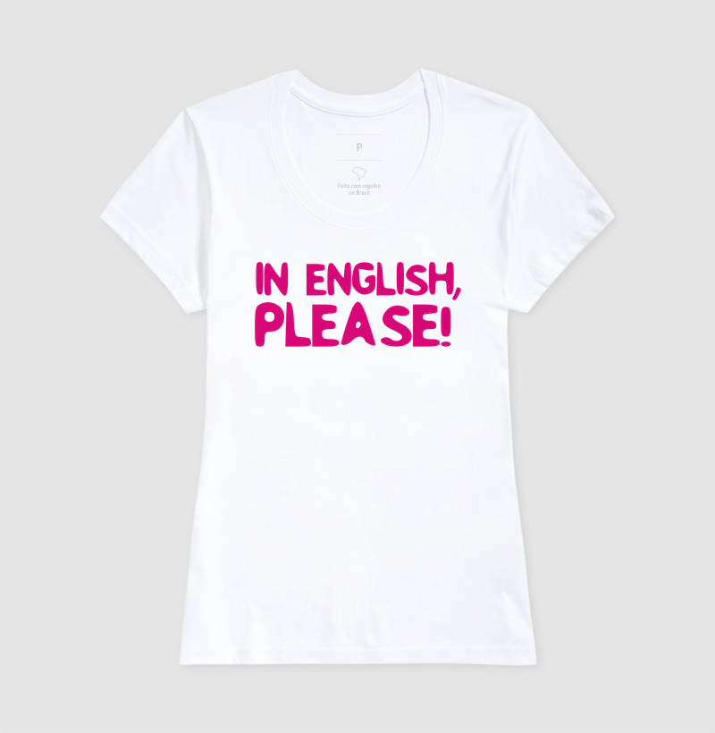 Camiseta | In English Pink - Imagem 5
