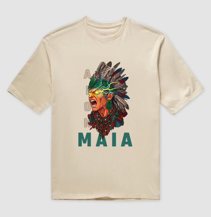 Camiseta Oversized Aion Pajé | Gizé — Aion Abstract - Imagem 3