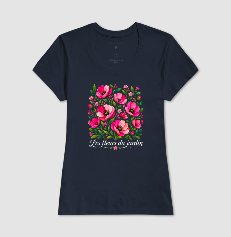 Camiseta Les fleurs du jardin - Imagem 7