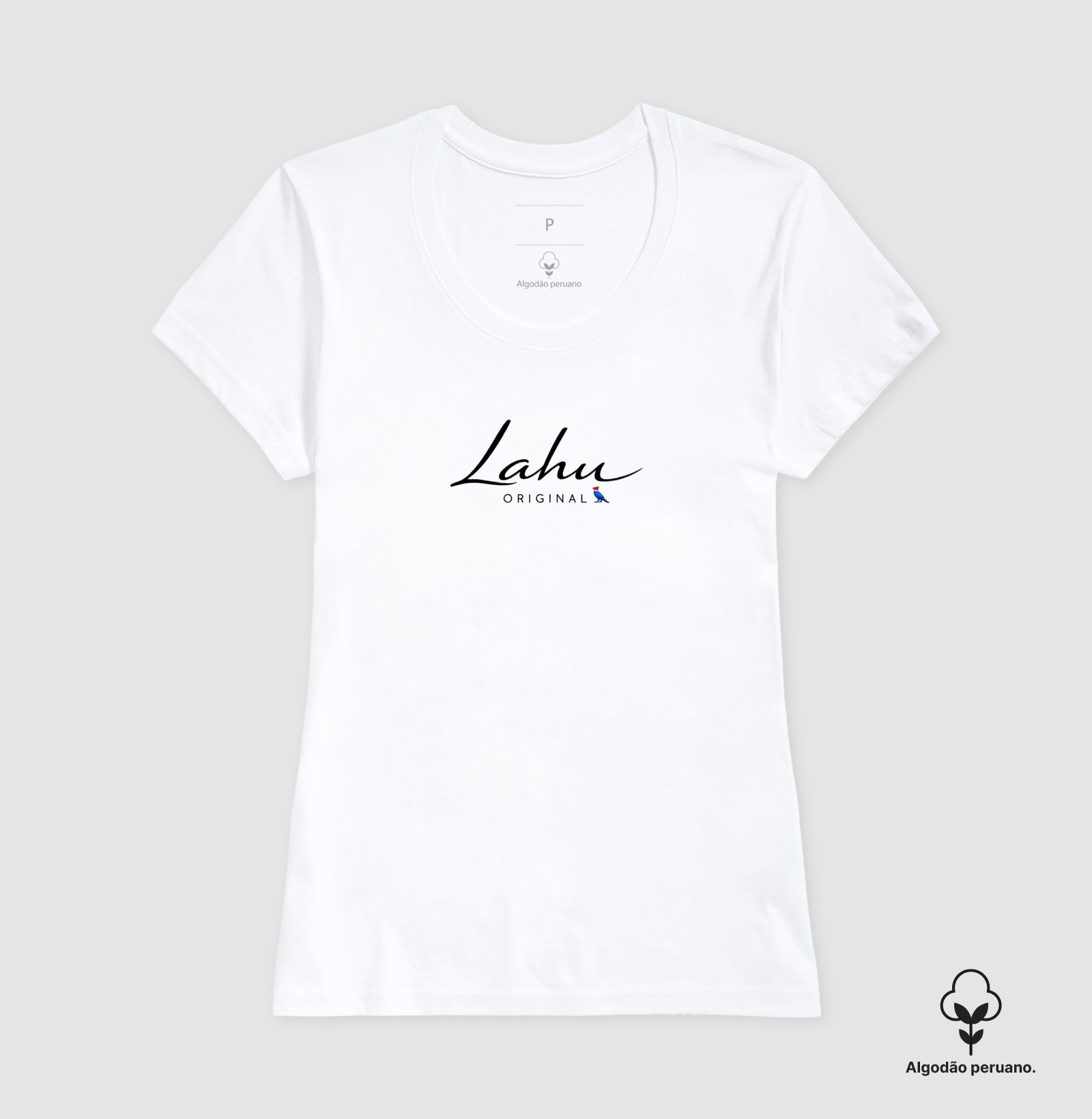 ✨ Essa estampa é um exemplo perfeito de elegância minimalista. O design apresenta o nome “Lahu” em uma caligrafia fluida e sofisticada, transmitindo leveza e autenticidade. Abaixo, o termo “ORIGINAL” surge em letras maiúsculas, equilibrando o conjunto com um toque de modernidade e firmeza. - Imagem 7