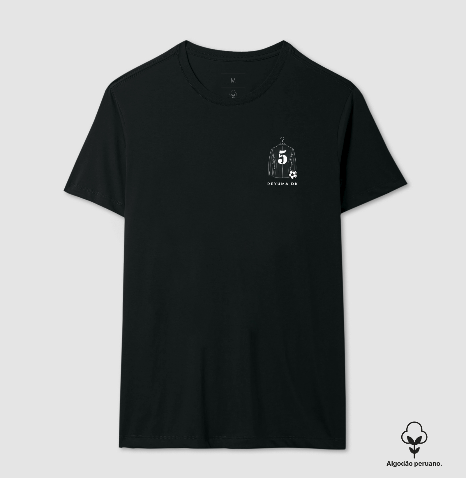 Camiseta Masculina, Feminina, Babylook e Unissex de Algodão Peruano Futebol "Joga de Terno #5 Zizou "  - Imagem 7