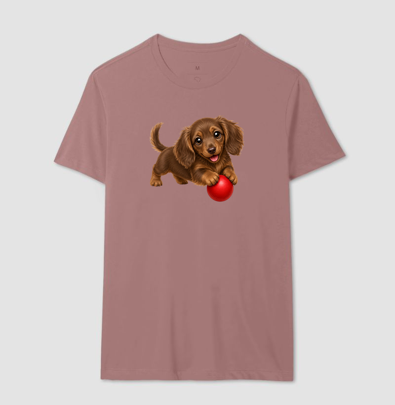 Dachshund Pelo Longo Marrom - Desenho Animado - Imagem 16