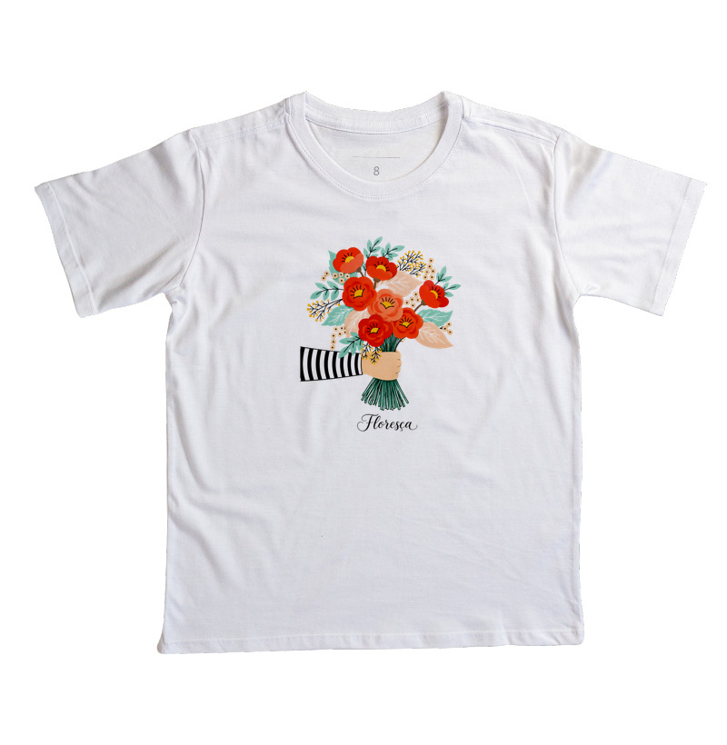 Camiseta Buquê de flores - Imagem 5