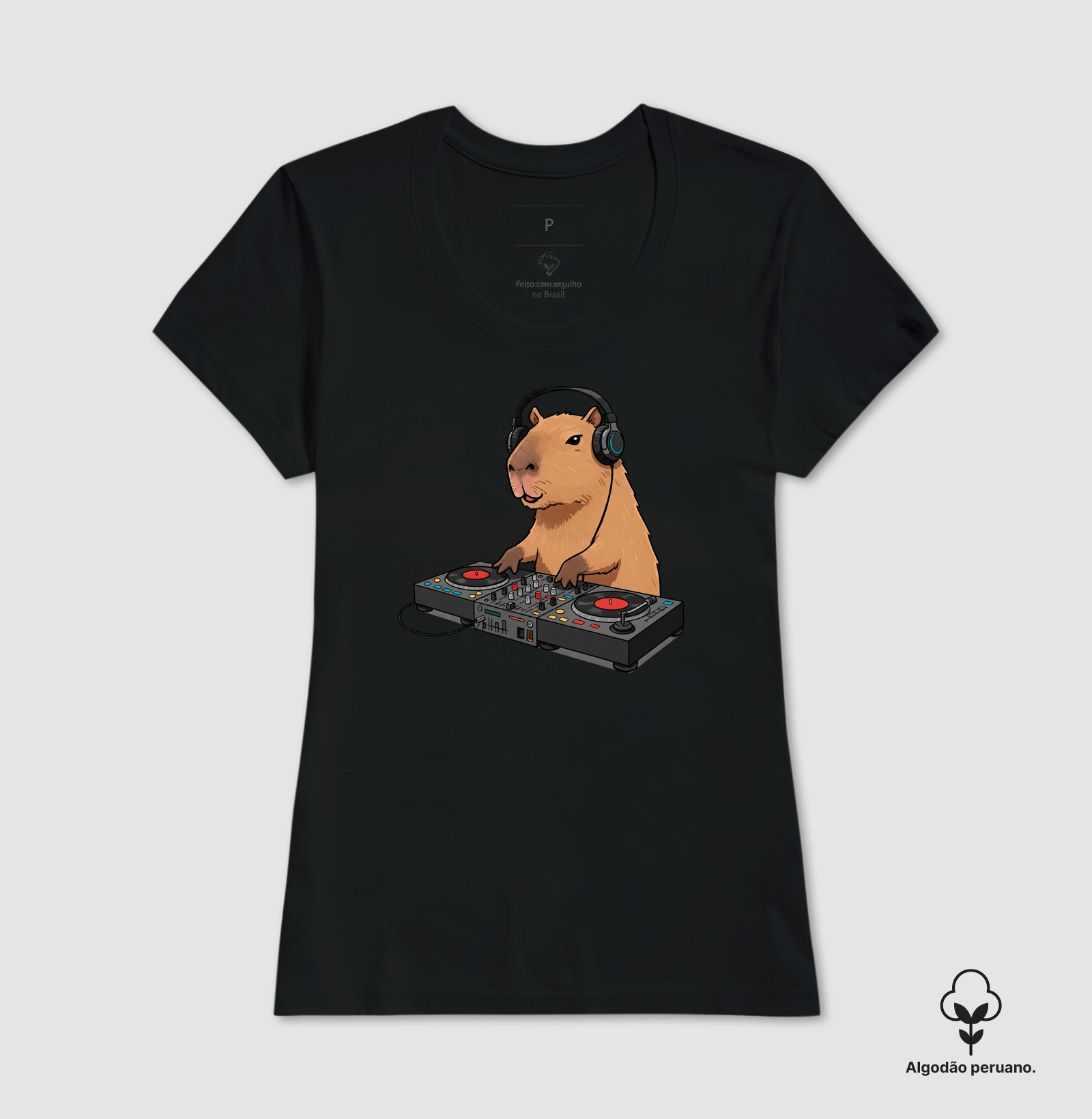 Camiseta Algodão Peruano DJ Capivibes - Imagem 5