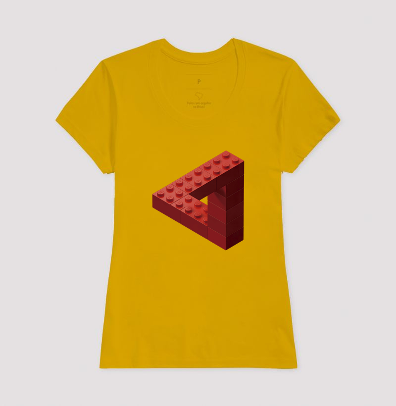 Camiseta Ilusão de Blocos - Imagem 15