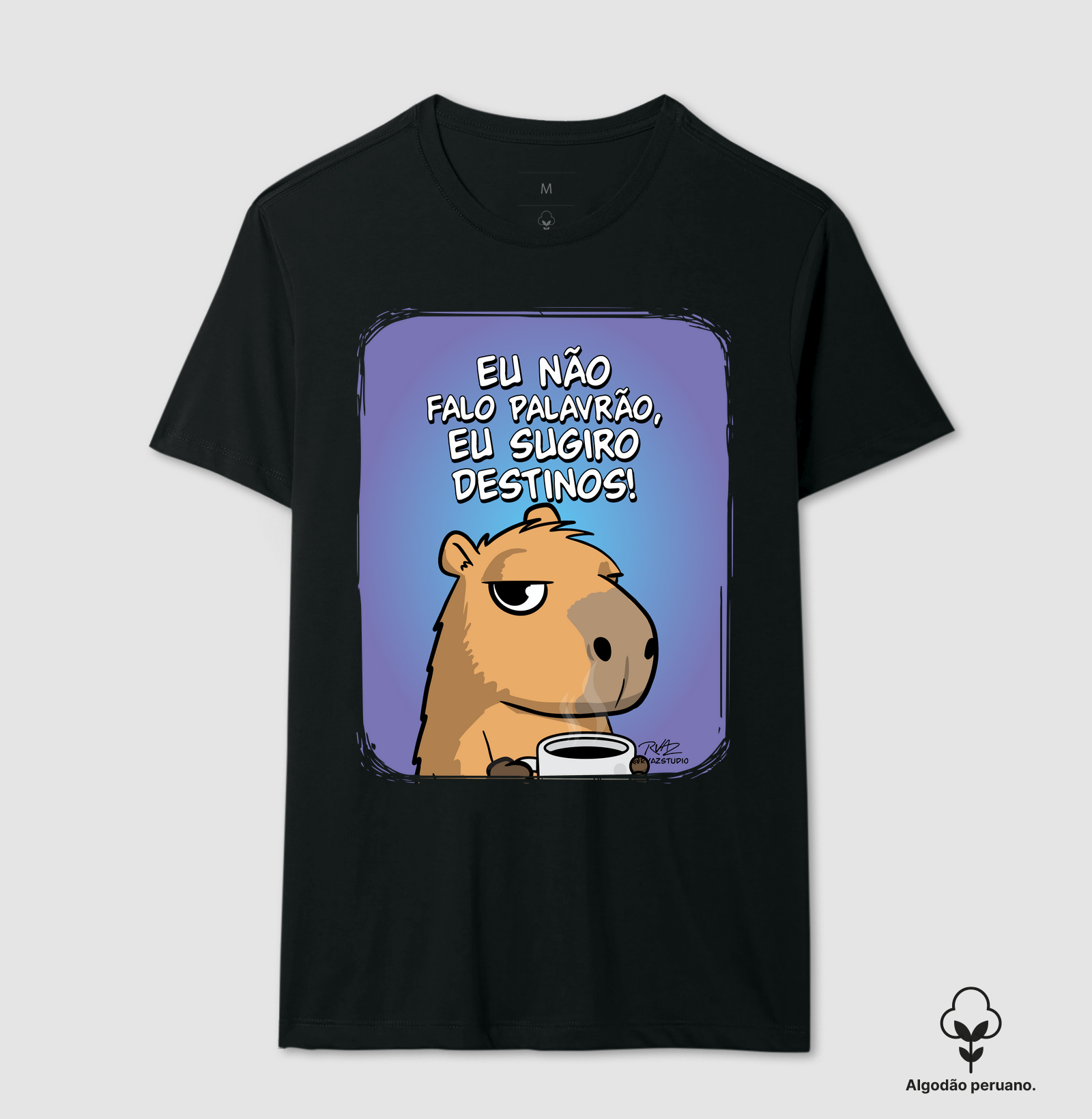 Camiseta Capivara Sugiro Destinos - Imagem 3