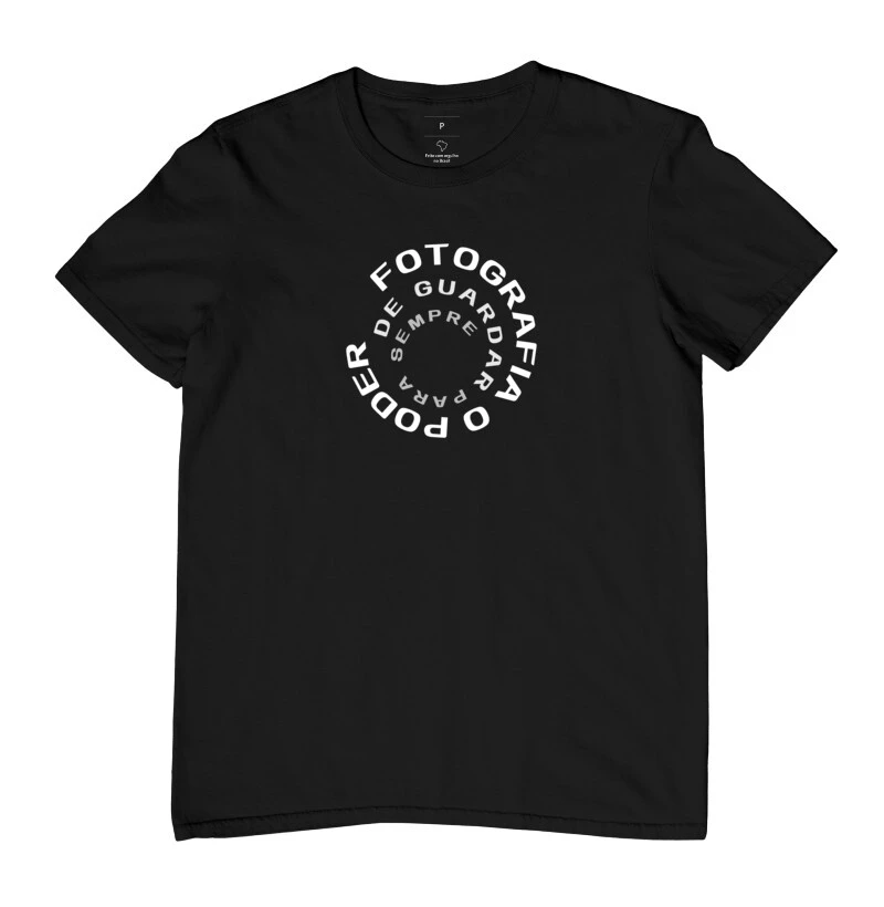 Camiseta fotografia o poder de guardar para sempre - Imagem 2