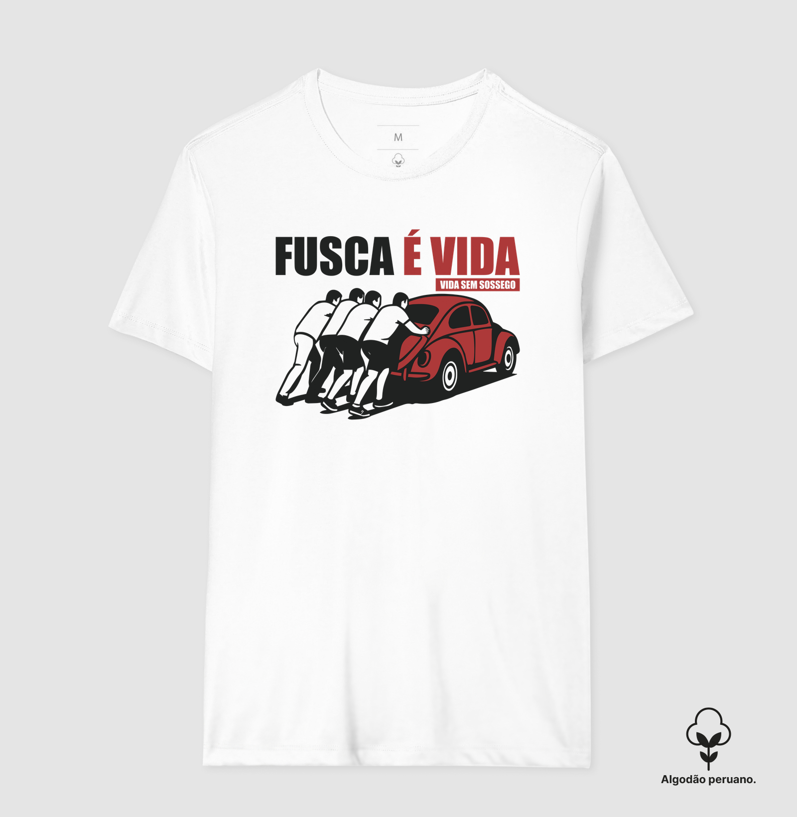 Fusca é vida | Vida sem sossego | Vermelho - Imagem 8