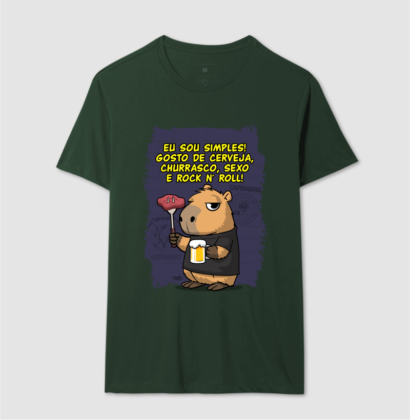 Capivara Rock Simples - Imagem 12