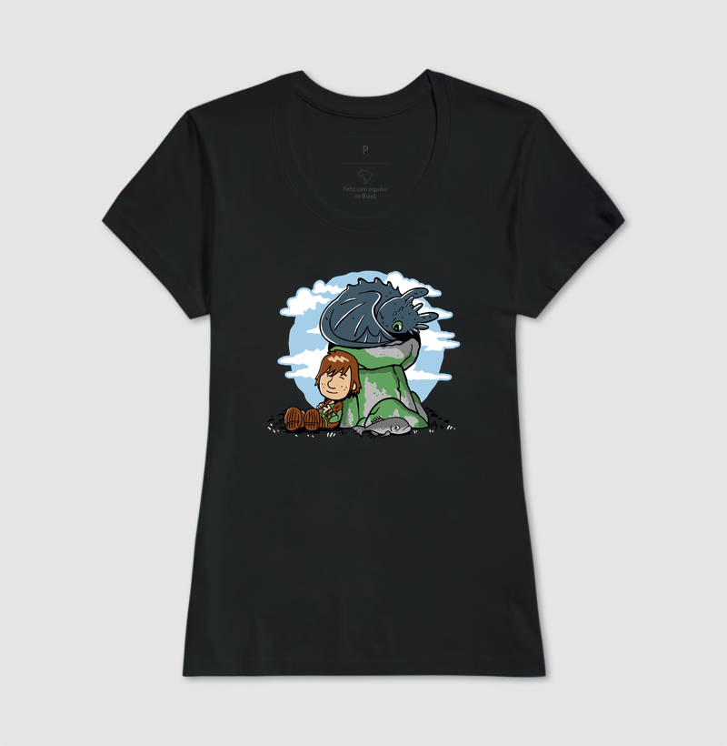 Camiseta Relaxando com meu Dragão - Imagem 3
