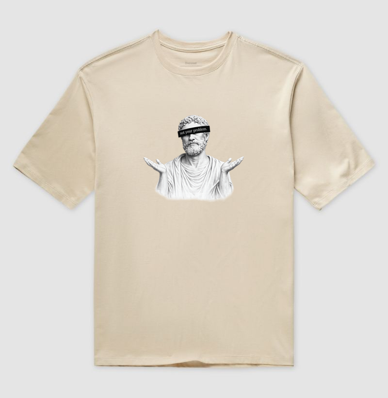 Camiseta Estoicismo " Not your problem" - Imagem 3