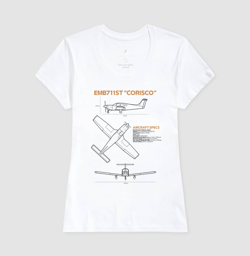 EMB 711ST "Corisco" | Blueprint - Imagem 5