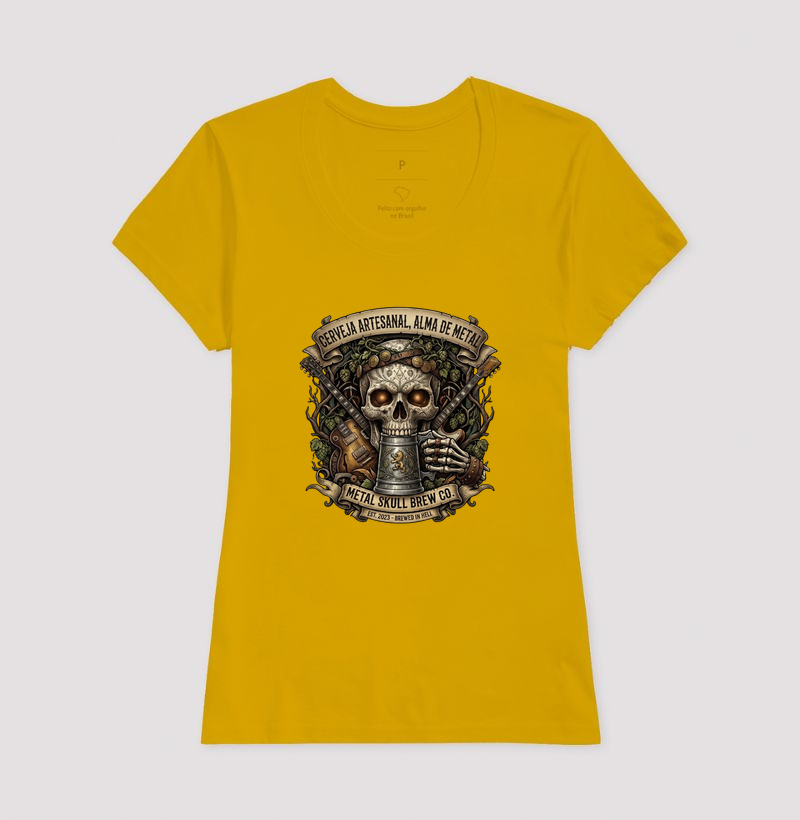 Camiseta Cerveja artesanal, alma de metal - Imagem 15
