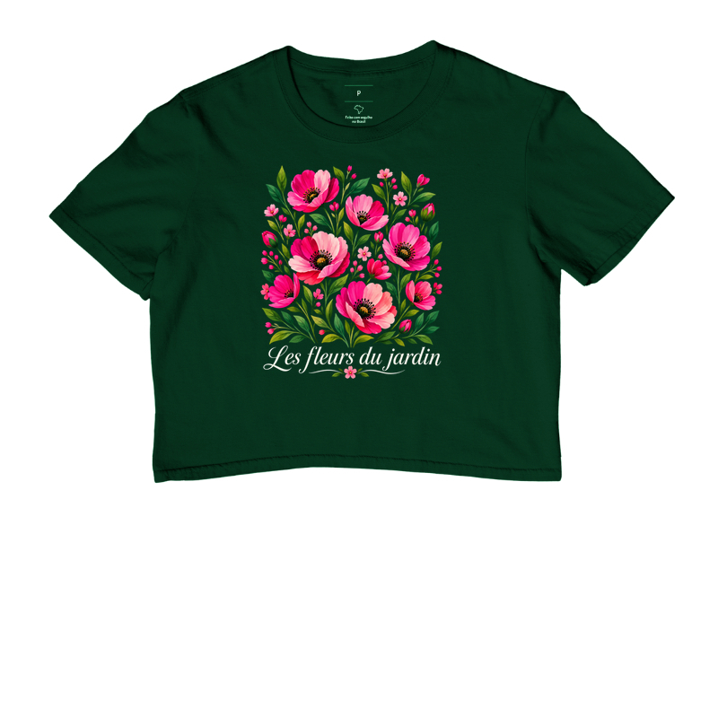 Camiseta Les fleurs du jardin - Imagem 5