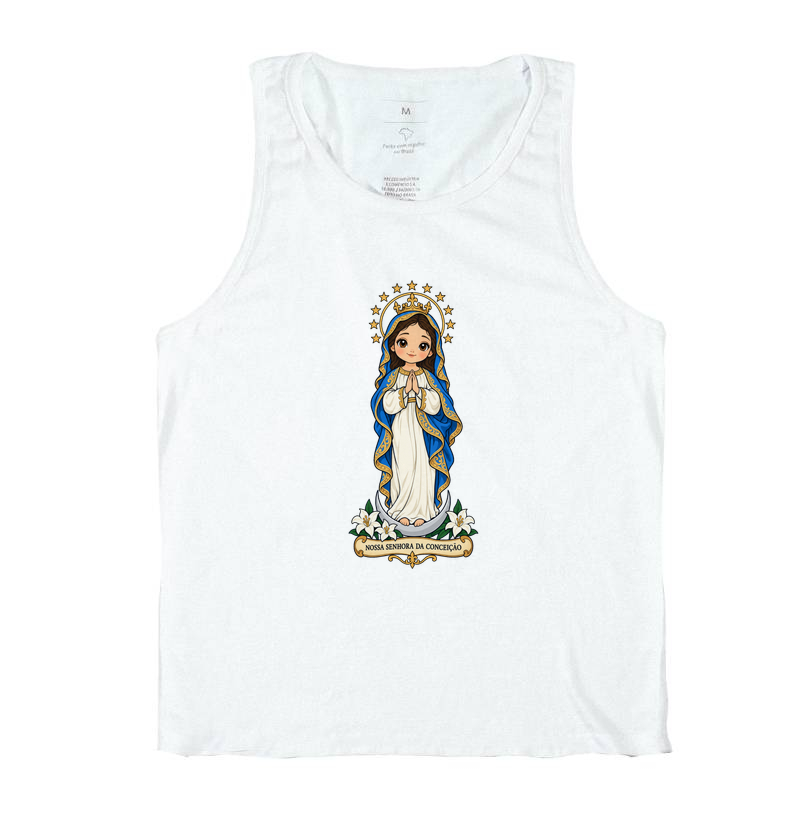 Nossa Senhora da Conceição estilo chibi - Imagem 2