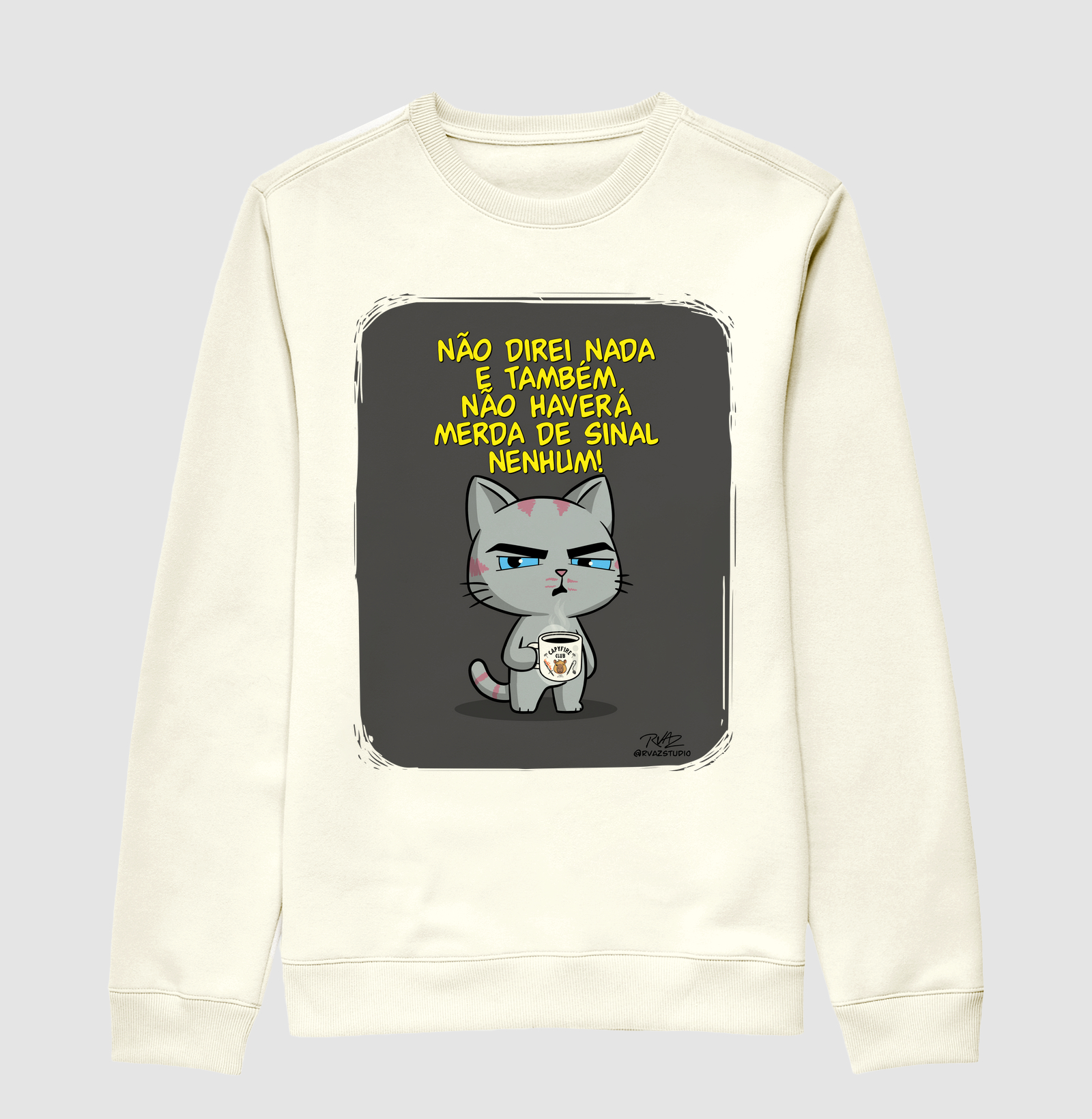 Camiseta Gato Sincero Sinal Nenhum - Imagem 2