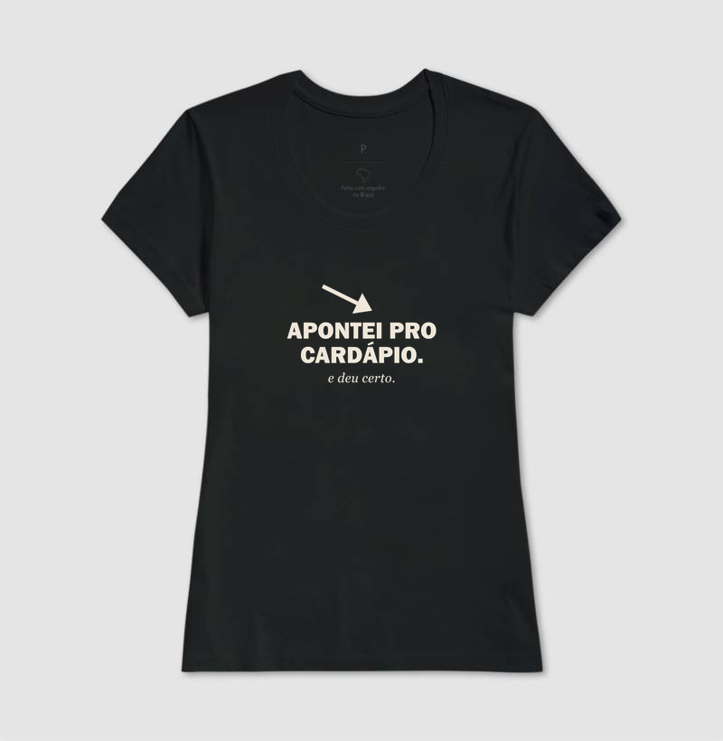Camiseta Apontei pro Cardápio - Imagem 3
