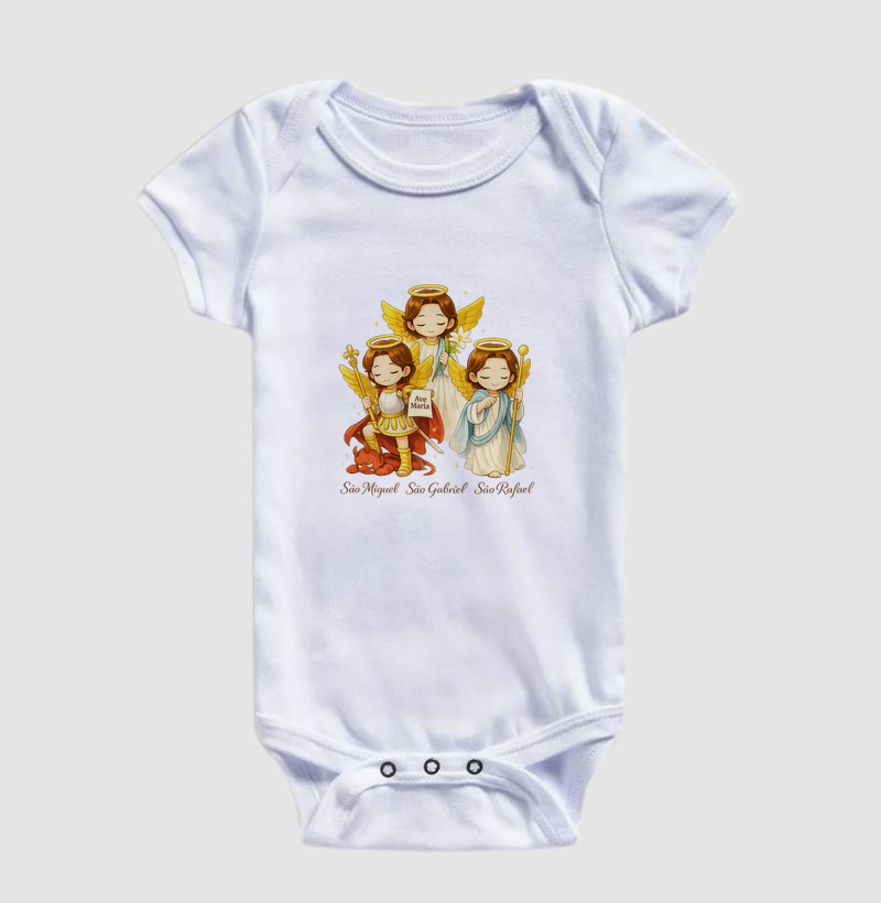 Body Infantil Arcanjos do Céu - Imagem 3