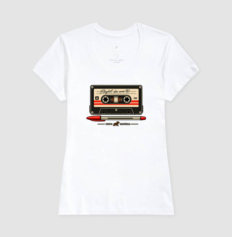 FITA CASSETE E CANETA  - Modo capivara - Camisetas - Imagem 7