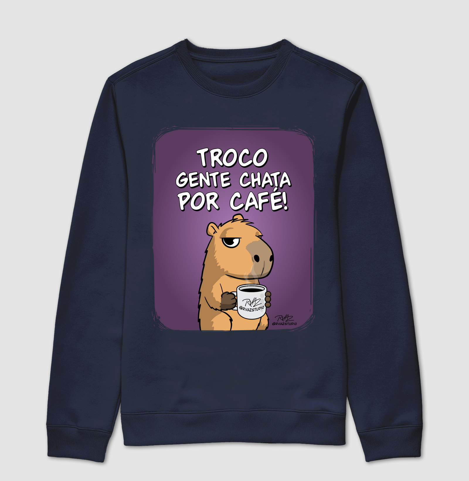 Camiseta Capivara Troco por Café - Imagem 5
