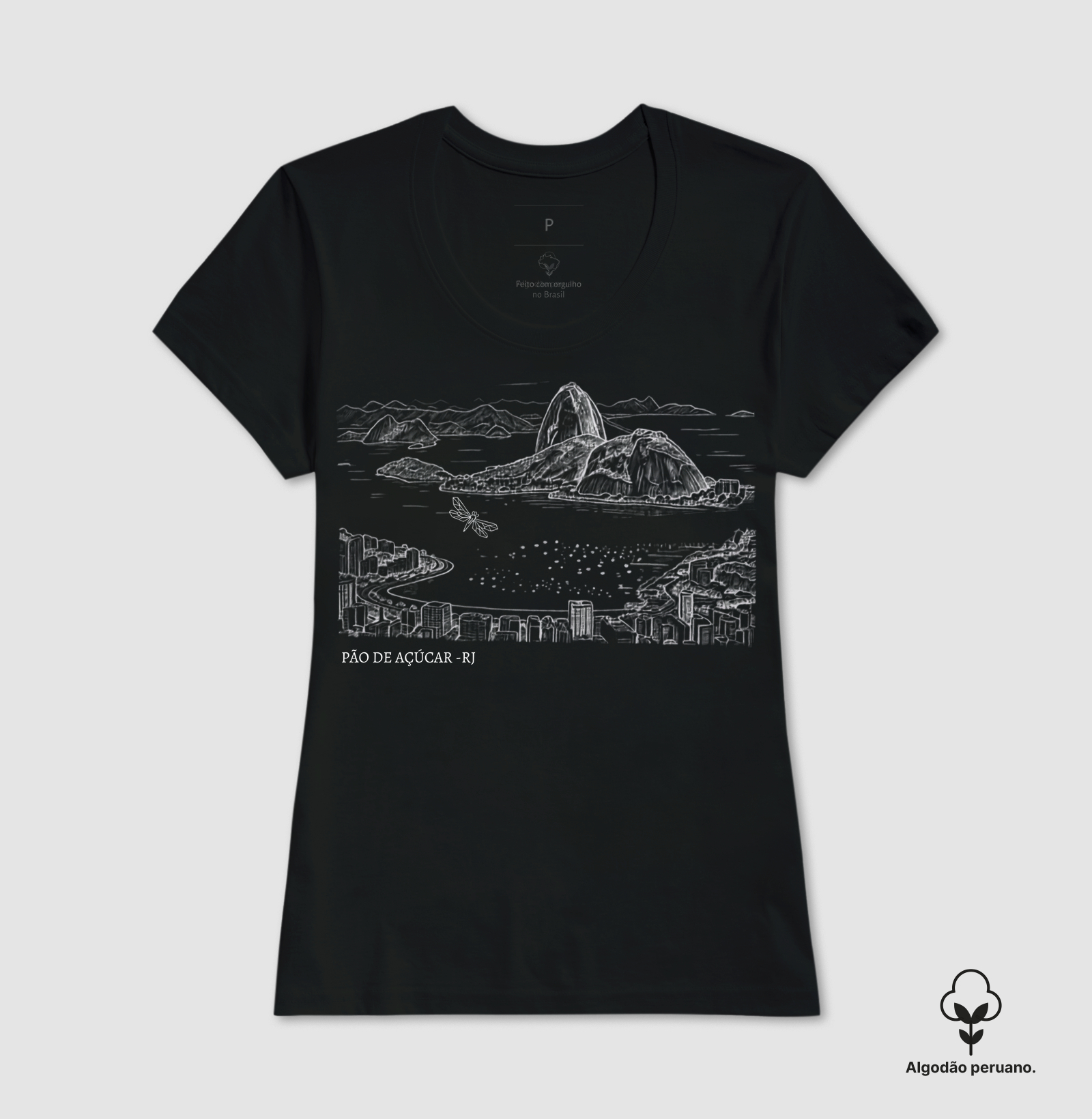 Camiseta Algodão Peruano Rio de Janeiro - Imagem 4