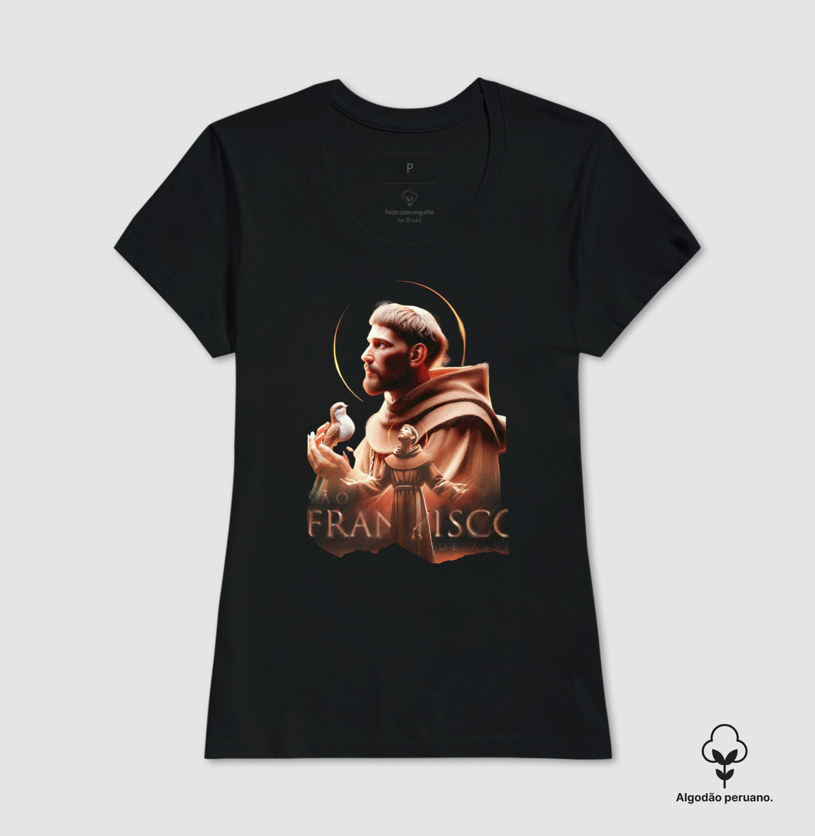 Camiseta São Francisco de Assis - Imagem 5