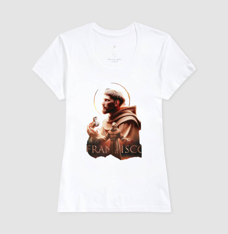 Camiseta São Francisco de Assis - Imagem 5