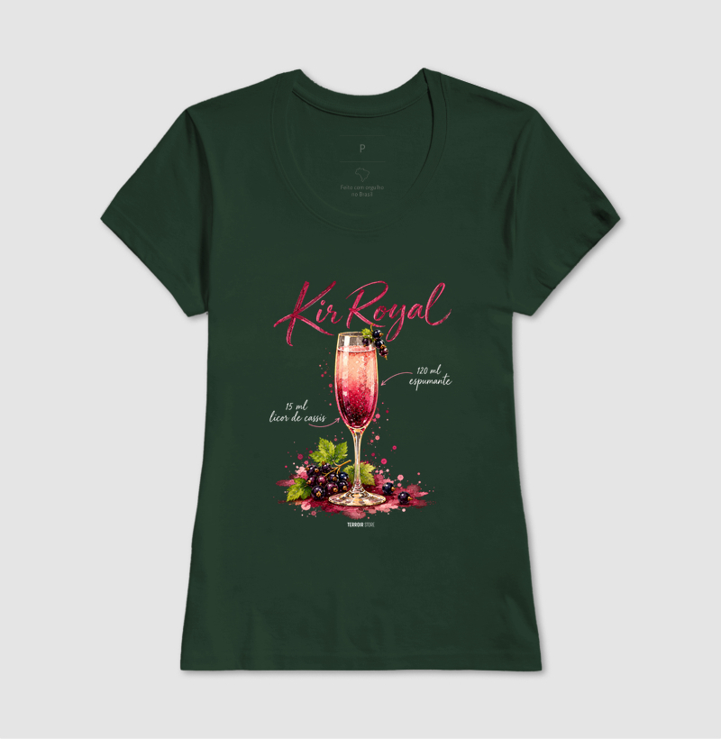 Camiseta Kir Royal – Drink com Espumante e Licor de Cassis - Imagem 11