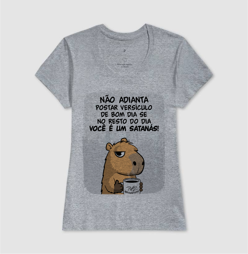 Camiseta Capivara Você é um Satanás - Imagem 9