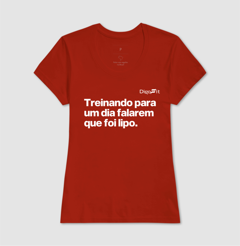CAMISETA ACADEMIA TREINANDO PARA DIZEREM QUE FOI LIPO - Imagem 11