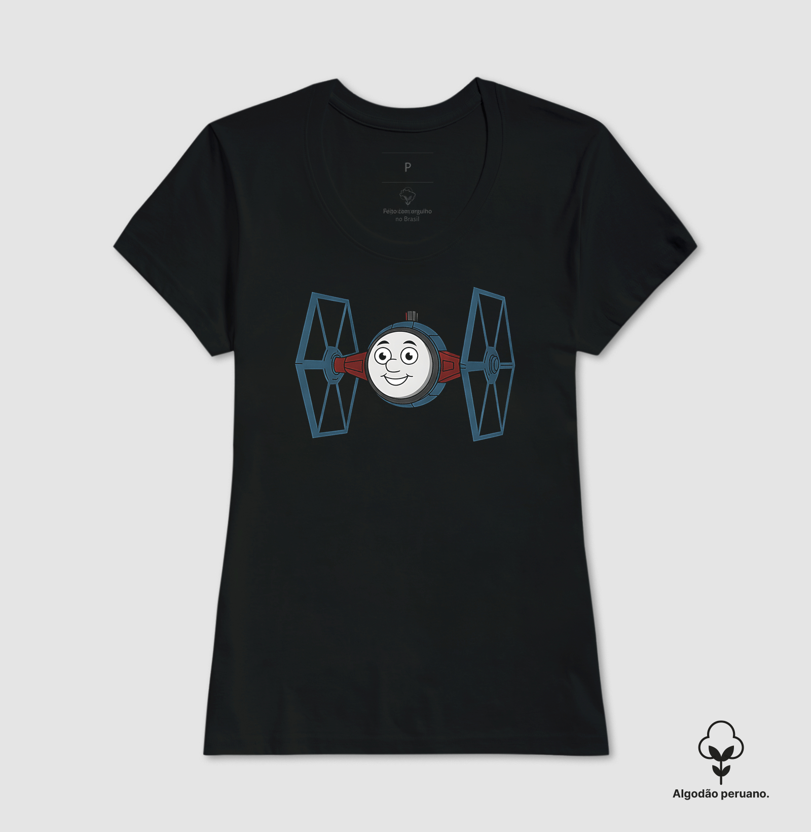 Camiseta Algodão Peruano TIE Engine - Imagem 3
