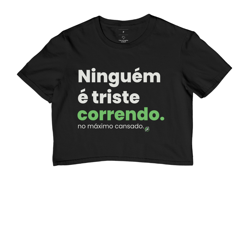Cropped Corrida - Ninguém É Triste Correndo - Imagem 2