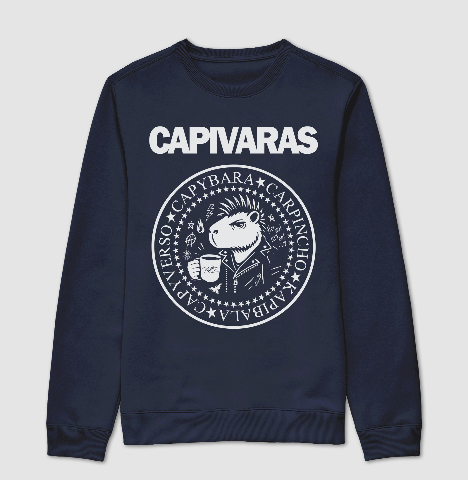 Camiseta Capivara Punk Rock - Imagem 5
