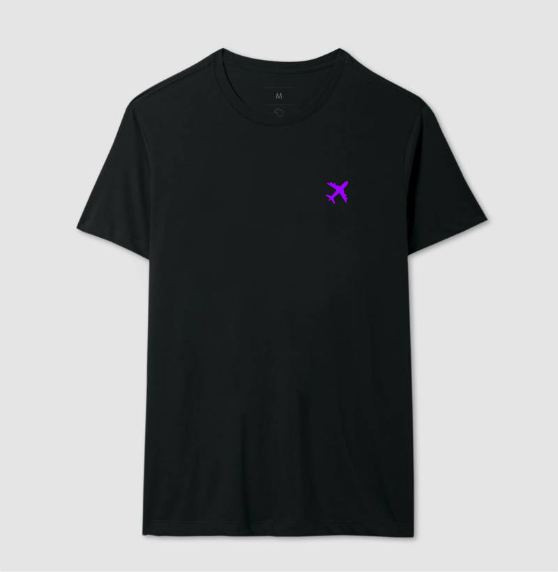 Avião minimalista roxo - Imagem 2