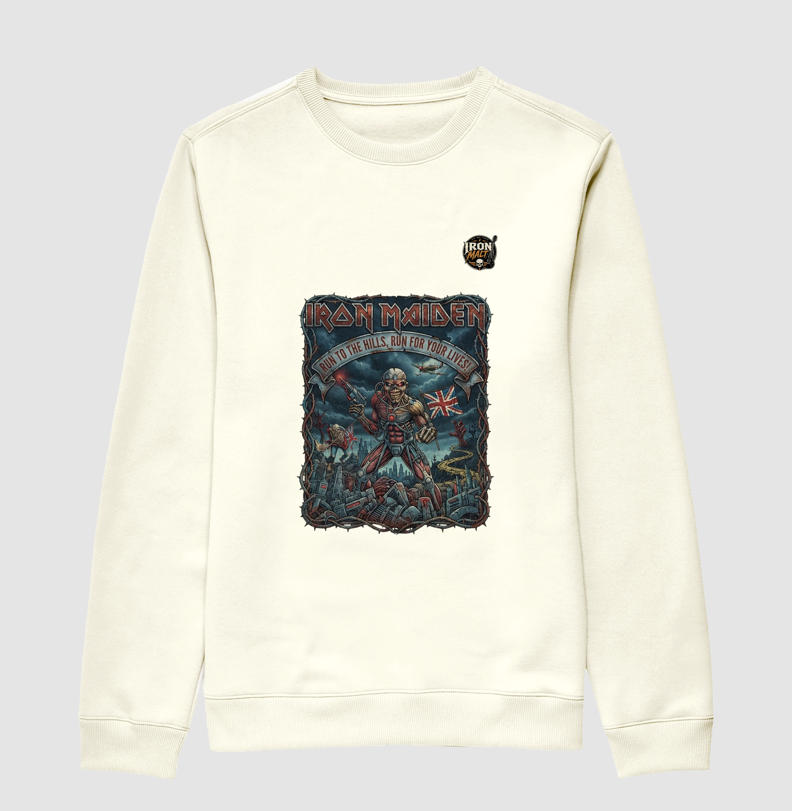 Camiseta Iron Maiden “Run to the Hills” - Imagem 2