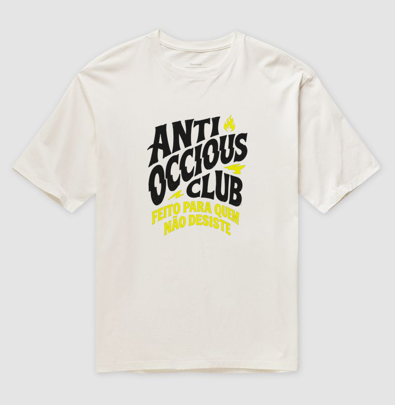 Camiseta Oversized - FEITO PARA QUEM NÃO DESISTE - Imagem 3