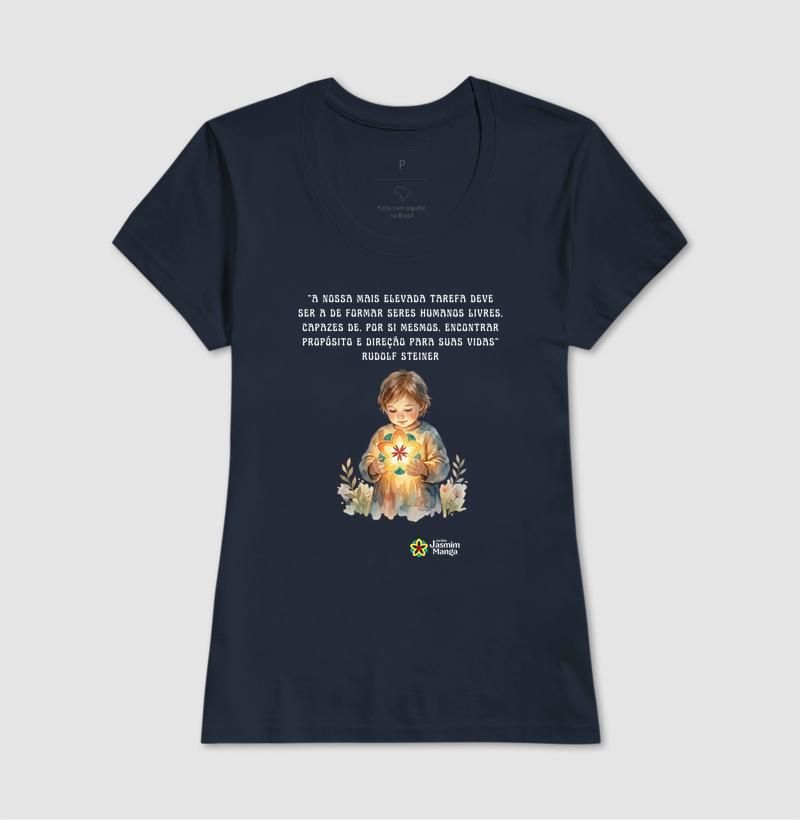Camiseta Jasmim Manga - Imagem 7