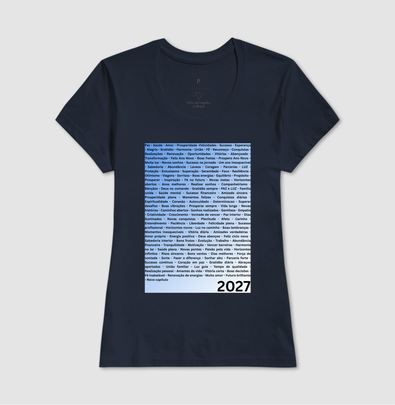 Camiseta Desejos para 2027 – Palavras da Virada - Imagem 8