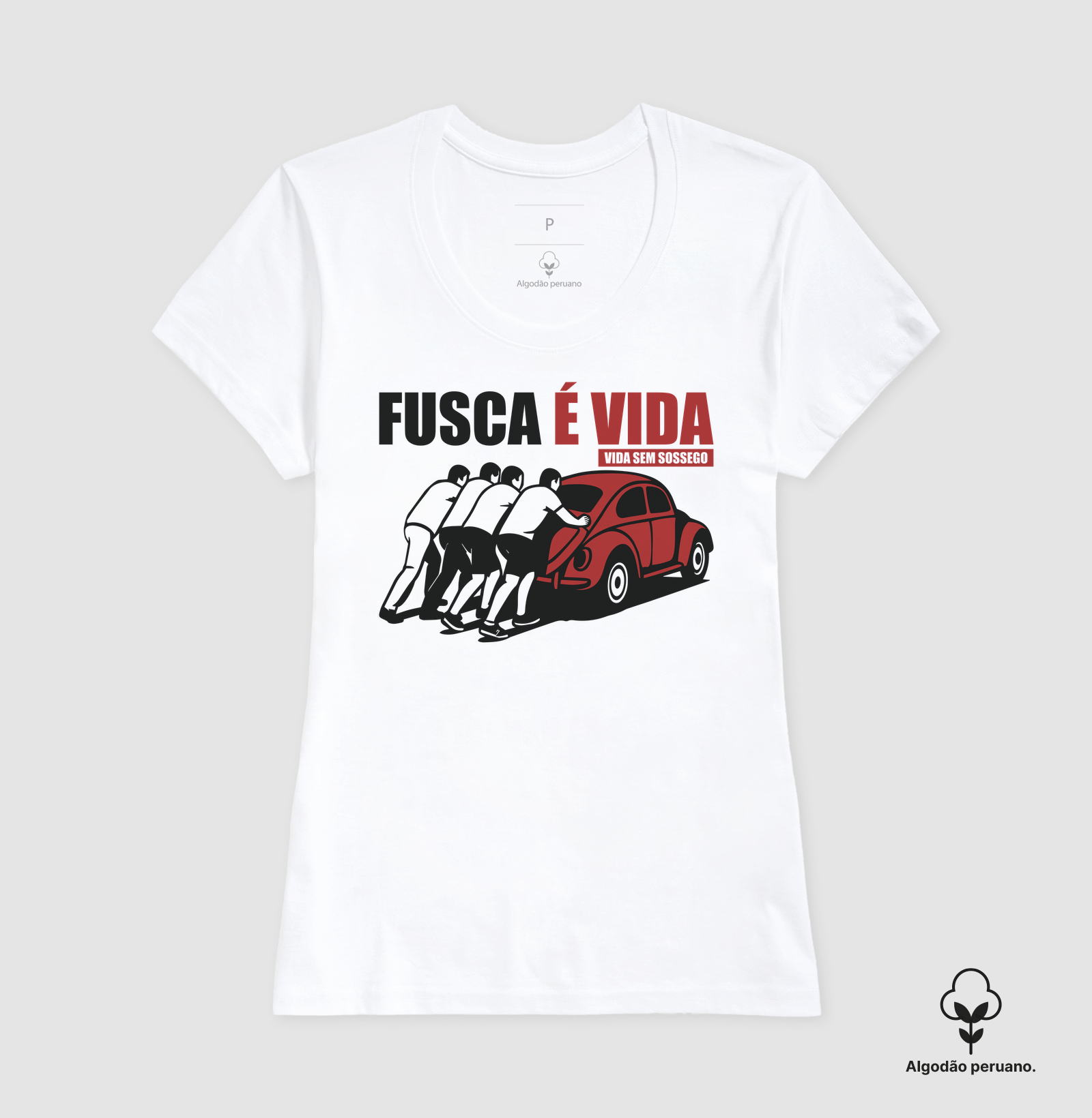 Fusca é vida | Vida sem sossego | Vermelho - Imagem 9