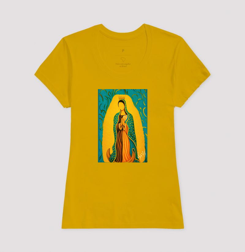 Camiseta Nossa Senhora de Guadalupe Arte Sacra - Imagem 13