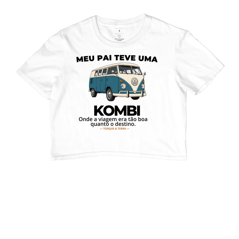 Meu pai teve uma - KOMBI - azul com branco - Imagem 3