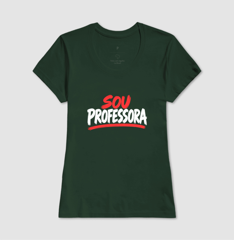 Camiseta Sou Professora - Letras Brancas - Imagem 10