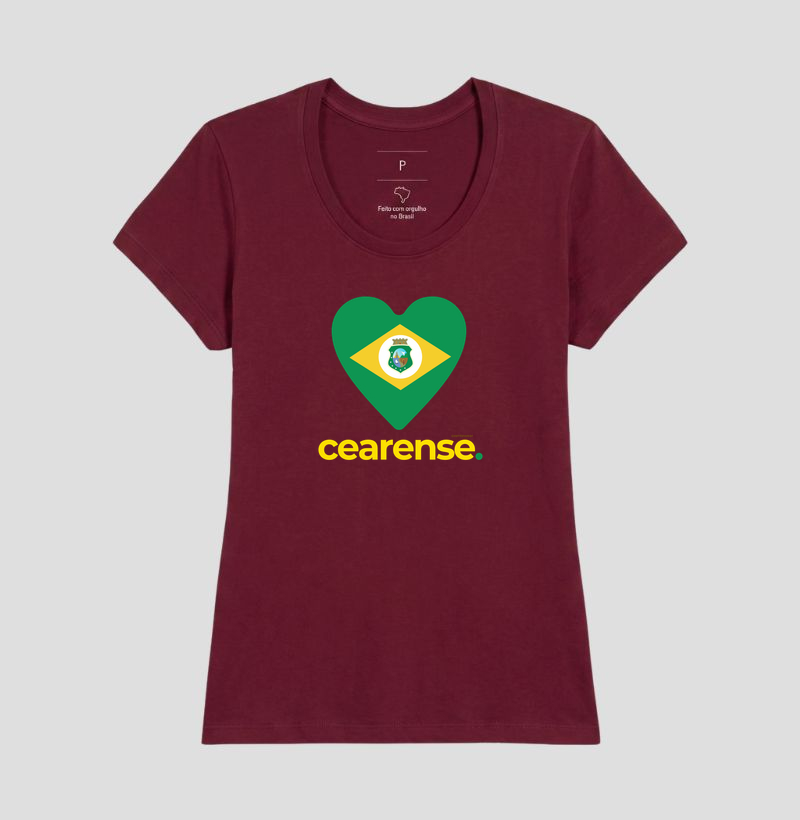 Camiseta Coração Cearense. | OxenteWear - Imagem 13