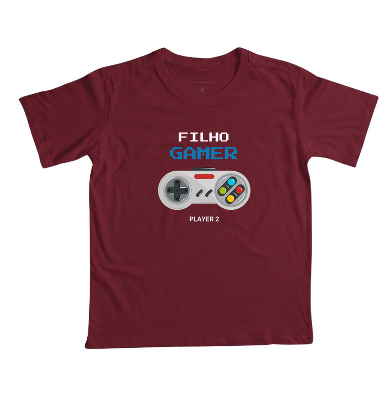 Camiseta Infantil Filho Gamer Player 2 - Imagem 2