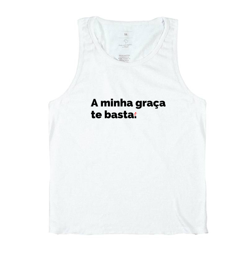Regata Cristã A Minha Graça Te Basta - Imagem 2