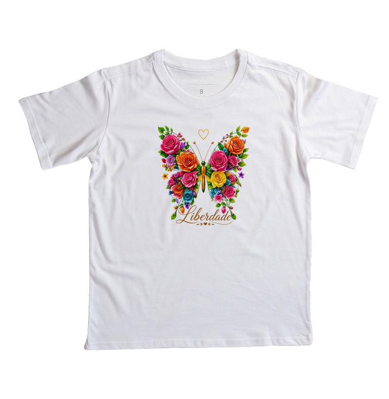 Camiseta Borboleta Liberdade - Imagem 3